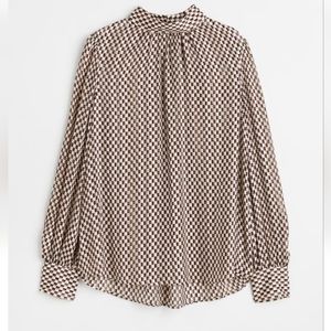 Geometric design blouse